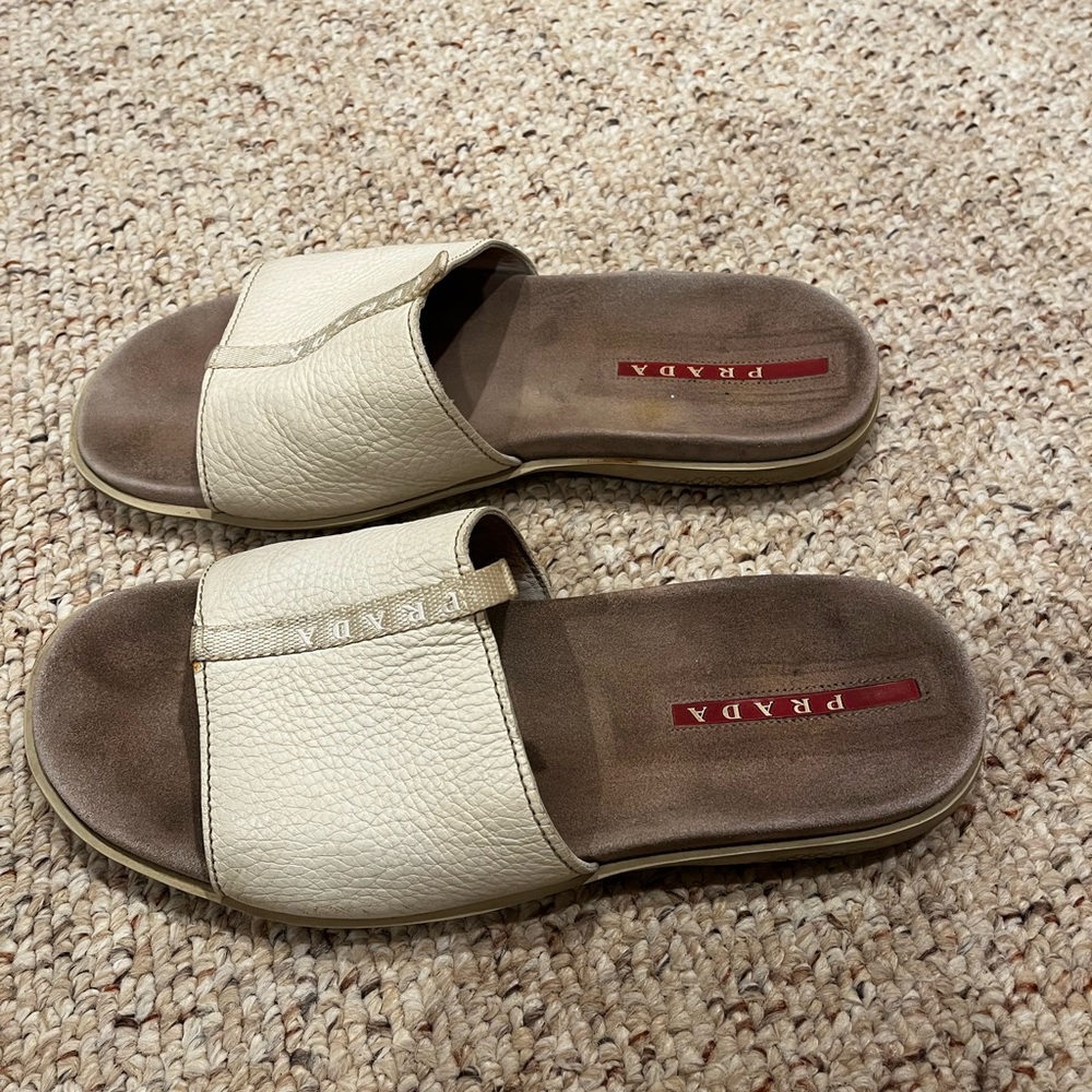 Prada men’s size 10 slides.